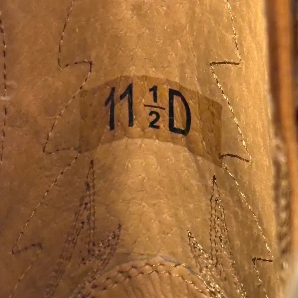 Ariat Legend Phoenix Brown Leather Men's Cowboy Boots 11.5 D Square Toe 10002310